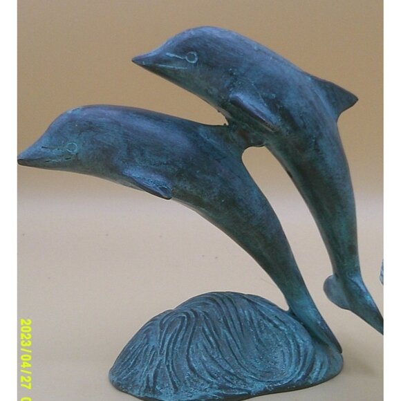 Avon 1992 Sperm Whale Stein & SPI Dolphin Bronze Figurine * Sea Ocean AB616 ff - Picture 2 of 8